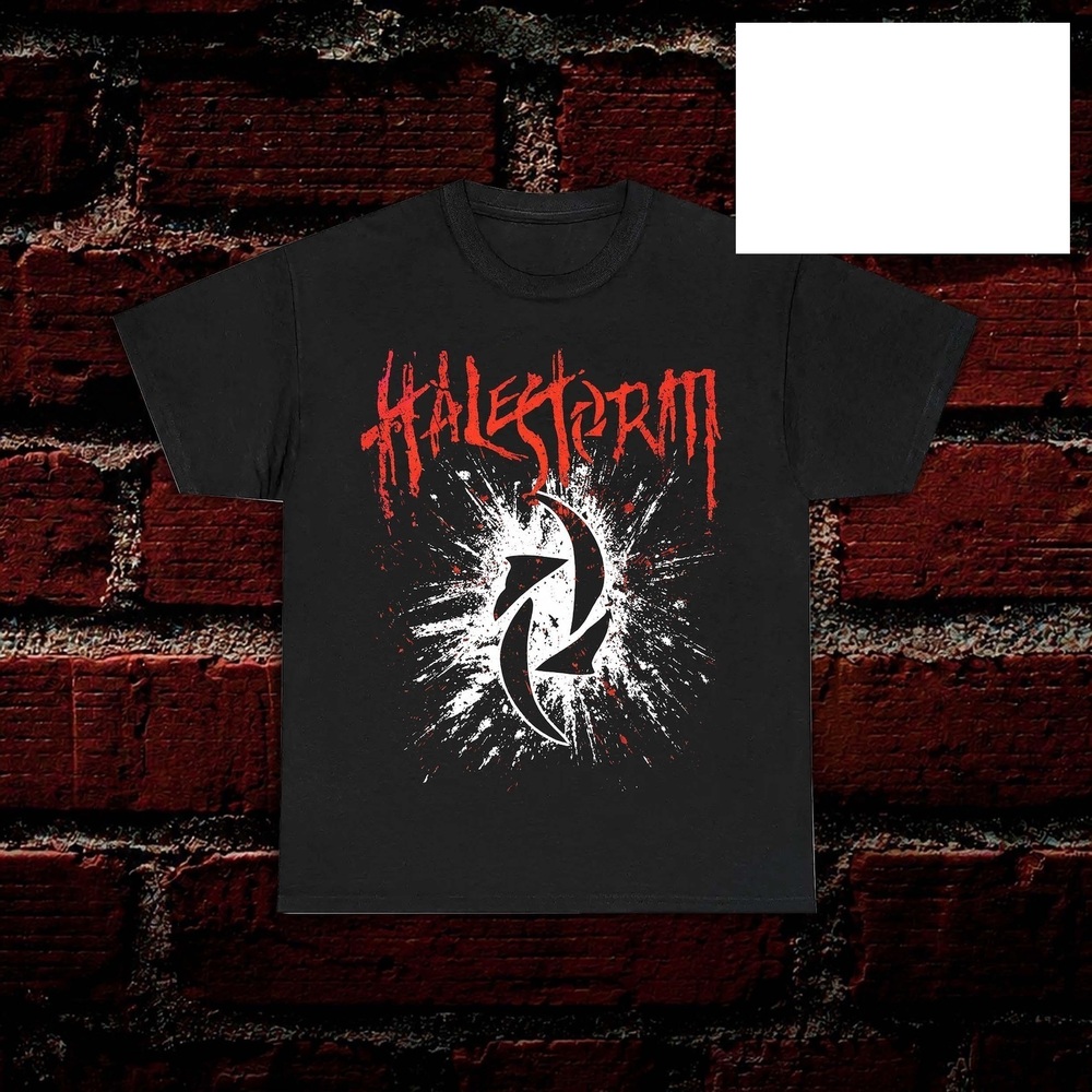 Halestorm Unisex Rocker Clothing Metal Music Apparel TShirt